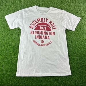 Indiana Hoosier Homefield Men’s Assembly Hall Short Sleeve Shirt Size Small IU